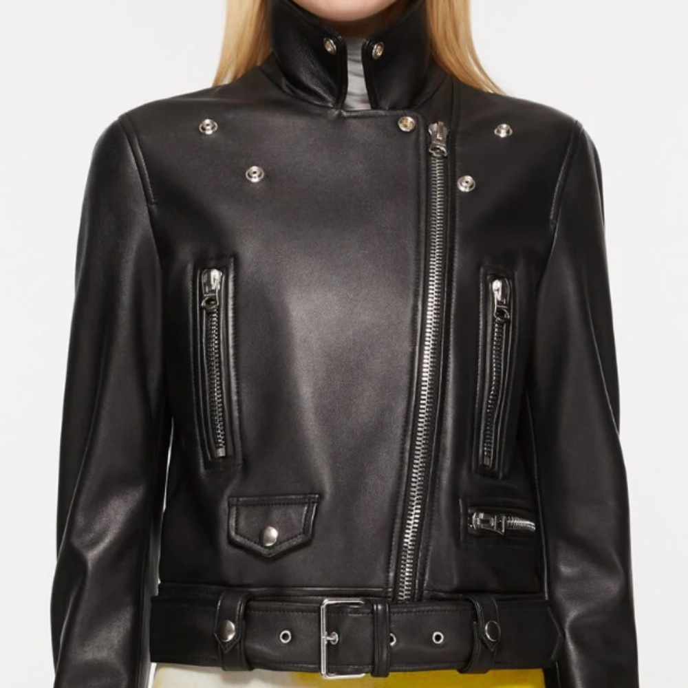 ACNE STUDIOS Belted Leather Jacket